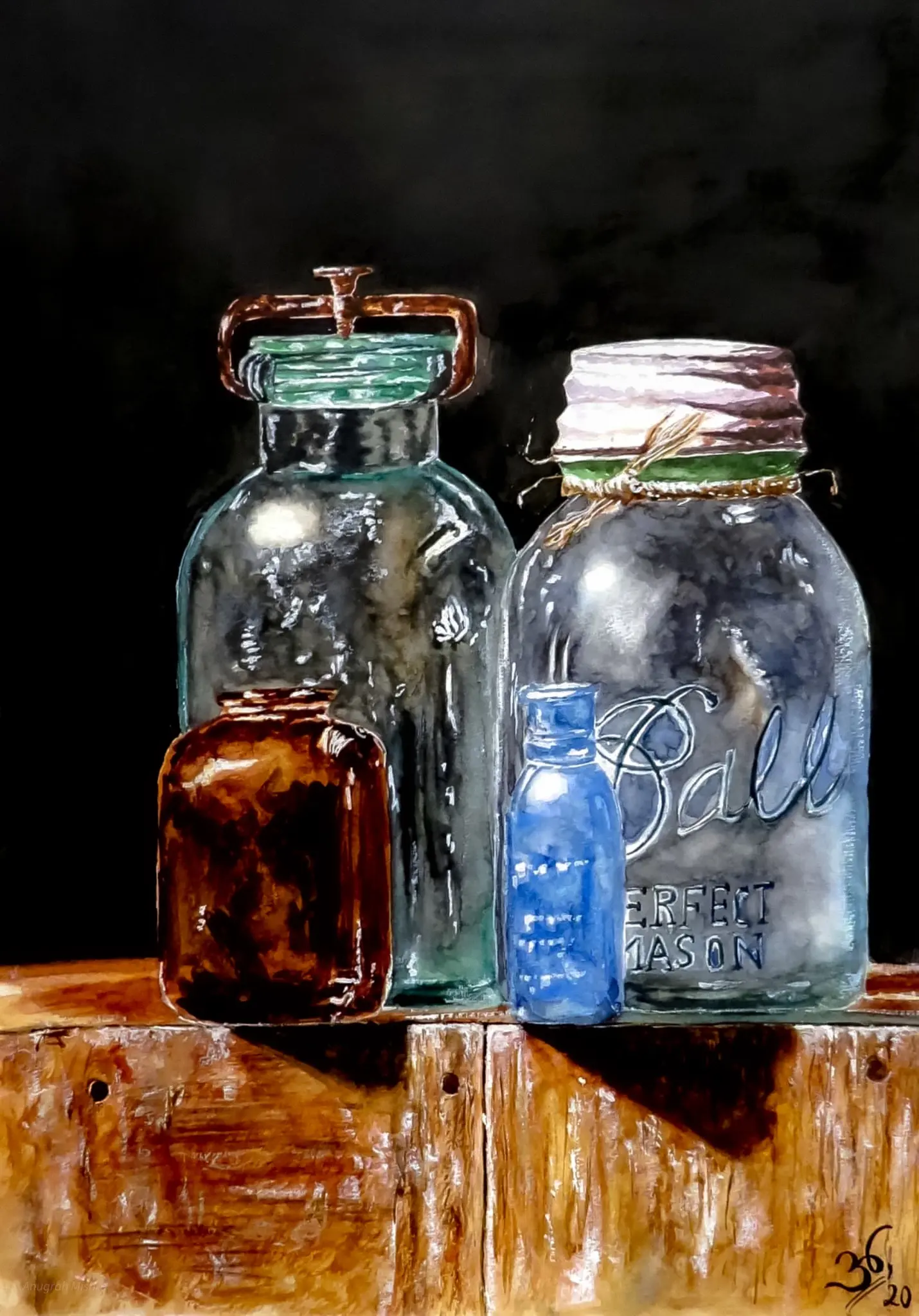 Still Life with Bottles
